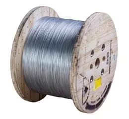 Arame de Aço Zincado para Cabos OPGW